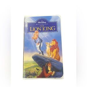 The Lion King VHS Masterpiece Collection Vintage Clamshell